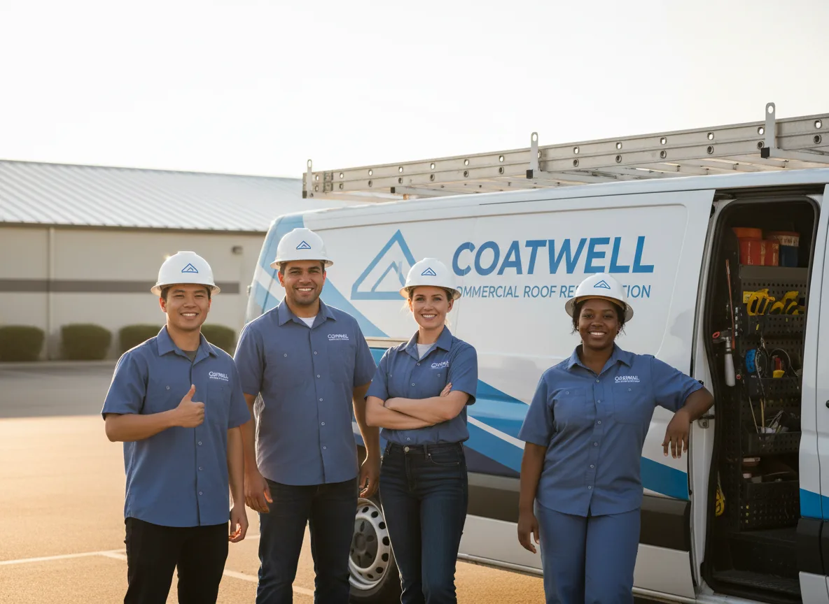 Commercial roof coating company in Draper, SD